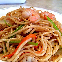 黑椒海鲜炒面