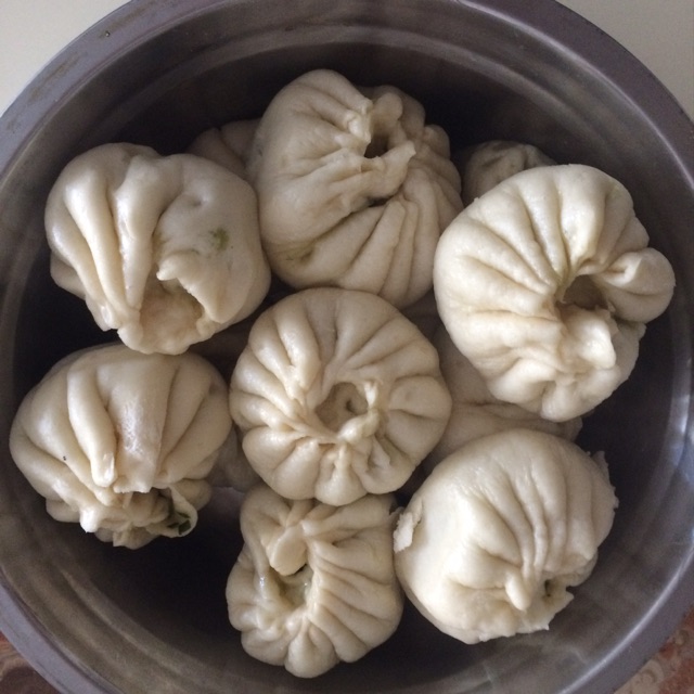 韭菜鸡蛋油渣包