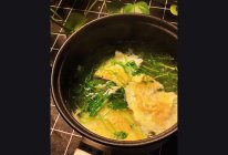 龙须菜鸡蛋汤的做法