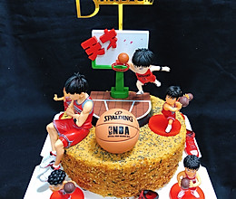 篮球乐乐生日蛋糕的做法