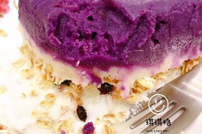紫薯山药奶脆冰糕