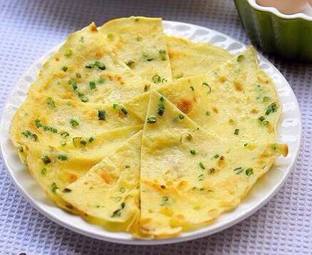葱花鸡蛋饼