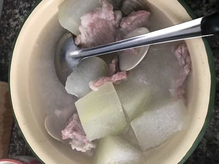 文蛤瘦肉冬瓜汤的做法