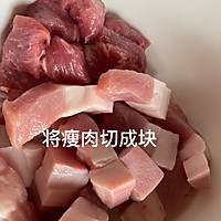 香浓豆腐泡焖肉的做法图解2