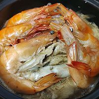 #晒出你的中秋团圆饭#海大虾杂鱼煲 喜欢海鲜的看过来~的做法图解12