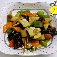 杏鲍菇炒青椒的做法图解7