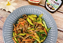 #年在一起 鲜才够味# 青瓜炒牛肉的做法