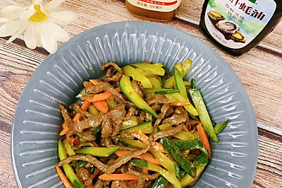 青瓜炒牛肉