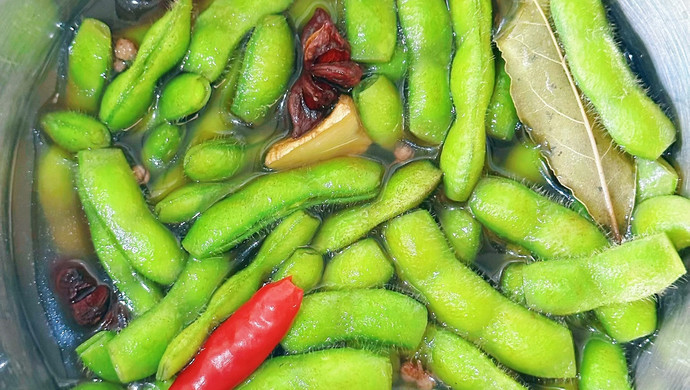 卤毛豆