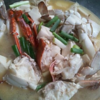 螃蟹豆腐汤的做法图解1