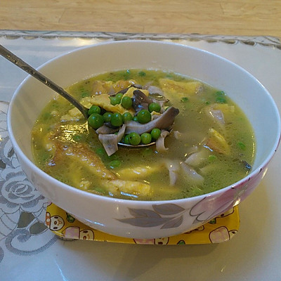 豌豆平菇汤