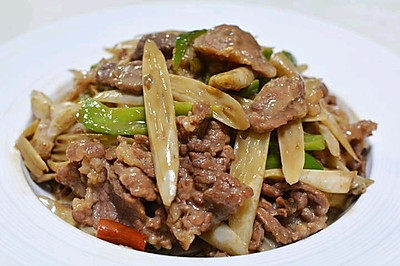 藕尖炒牛肉