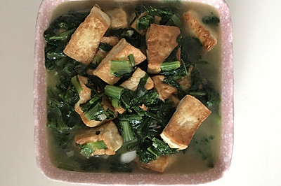 小白菜炖豆腐