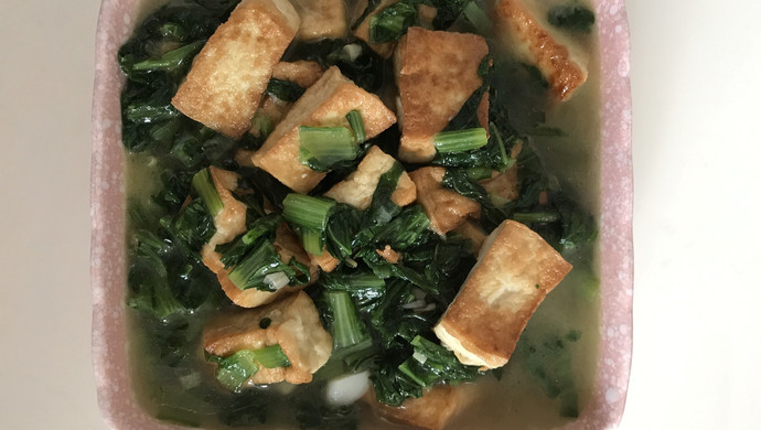 小白菜炖豆腐