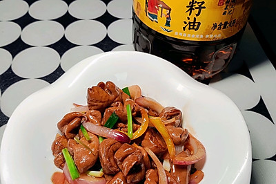 大肠炒洋葱