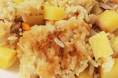 土豆胡萝卜洋葱焗饭