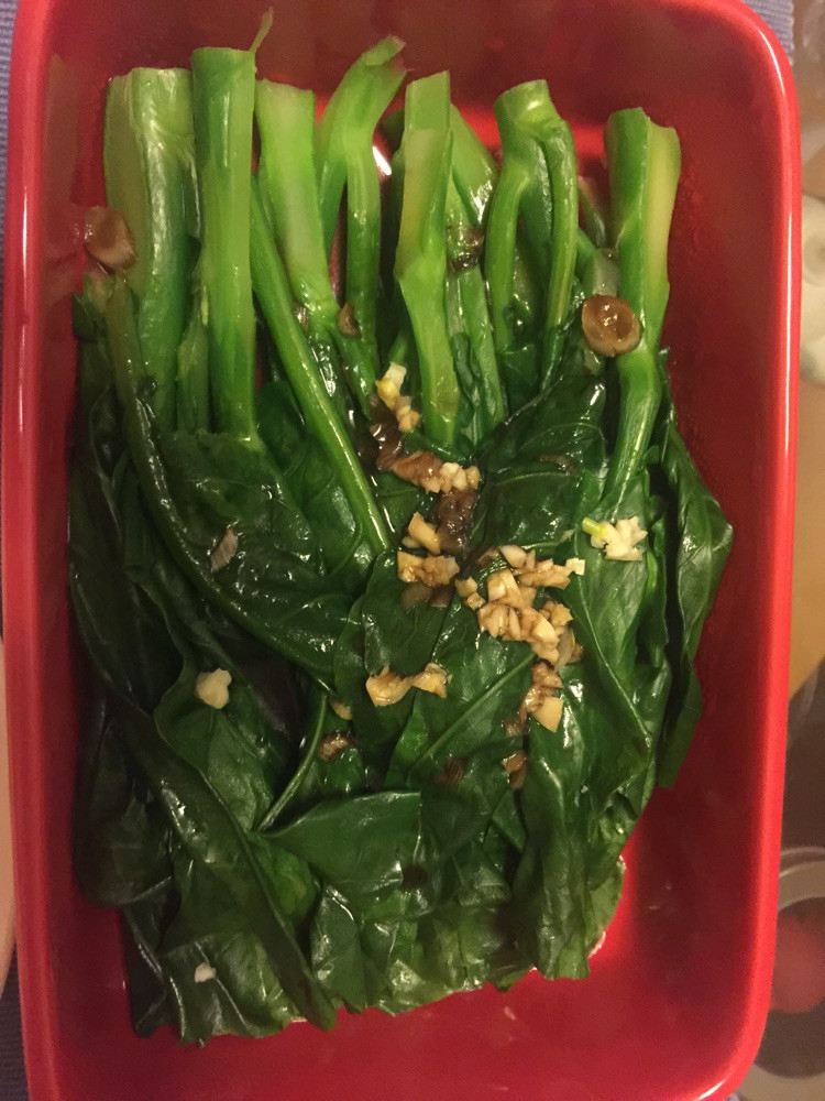 白灼芥蓝的做法