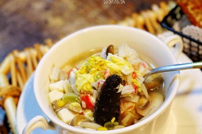 海参菌菇汤