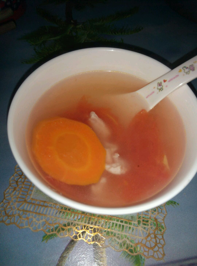 西红柿胡萝卜汤（孕妇开胃营养汤）的做法