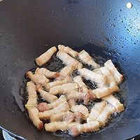 蒜苔炒肉的做法图解3