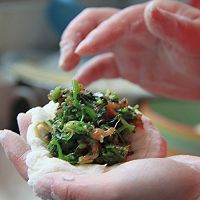 菠菜荠菜馅饼的做法图解13