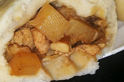 土豆猪肉豆腐包子