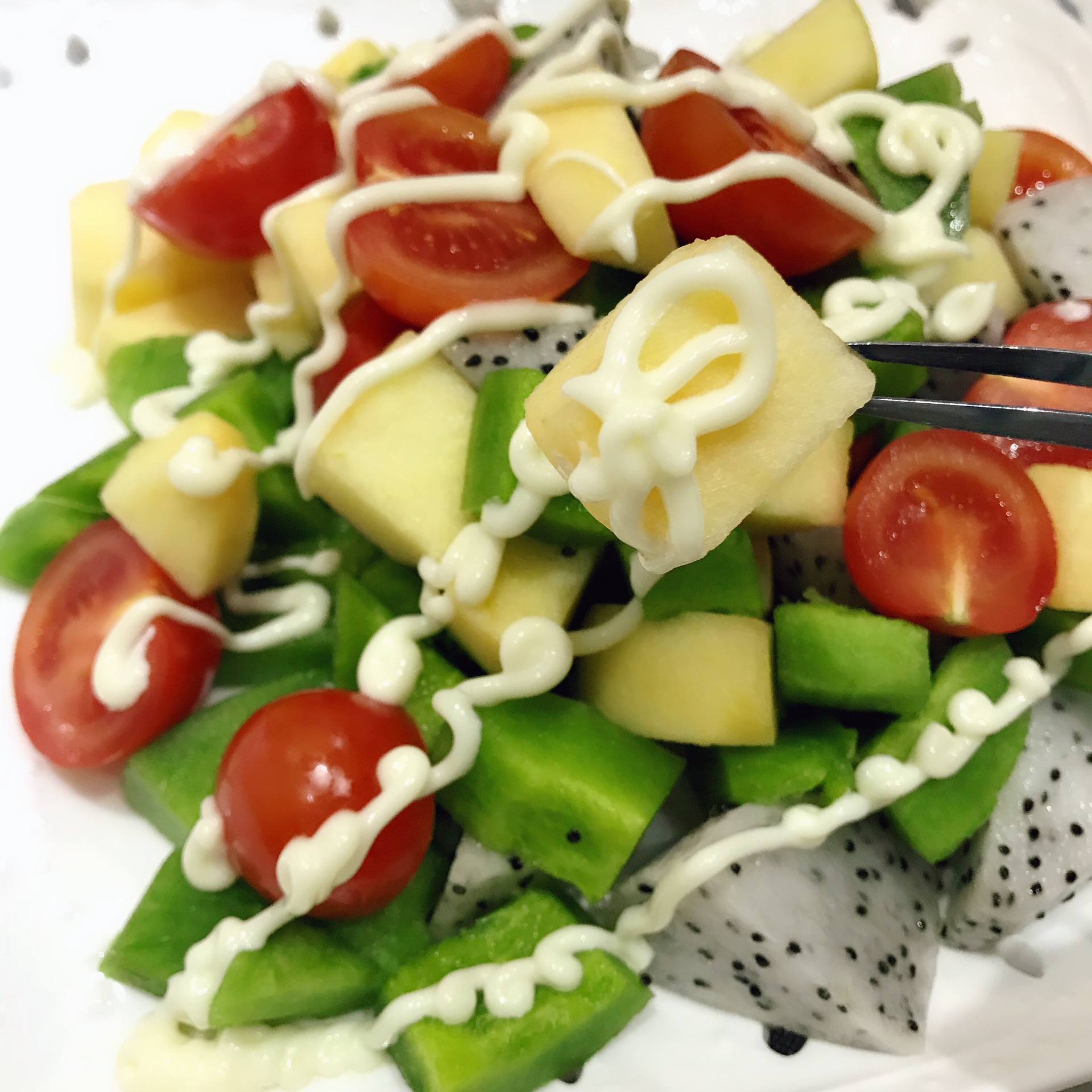 水果沙拉的做法_【图解】水果沙拉怎么做如何做好吃_水果沙拉家常做法大全_怕蜘蛛的小螃蟹_豆果美食