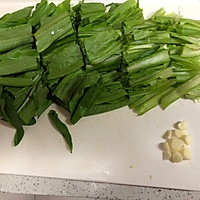 豆豉鲮鱼油麦菜———十分钟快手菜的做法图解2