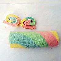 彩虹蛋糕卷的做法图解12