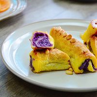 #美味烤箱菜，就等你来做！#松子紫薯烤吐司的做法图解17