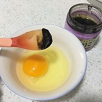 辅食-黑芝麻酱蛋羹的做法图解2