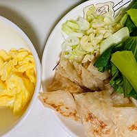 肉炒饼的做法图解2