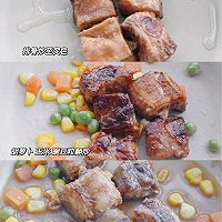 1岁+宝宝辅食｜排骨焖饭｜宝宝吃光 香嫩入味的做法图解3