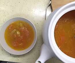 砂锅番茄汤的做法