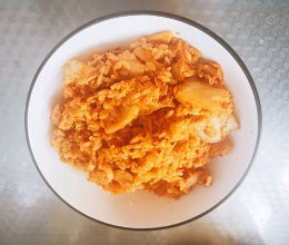 辣白菜炒饭的做法