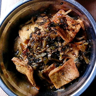梅菜笋丝香豆腐