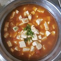 番茄豆腐汤的做法图解5