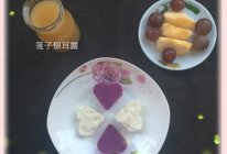 紫薯山药饼的做法