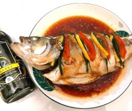 #米饭最强CP#小学生能制作的美食-清蒸鲈鱼的做法