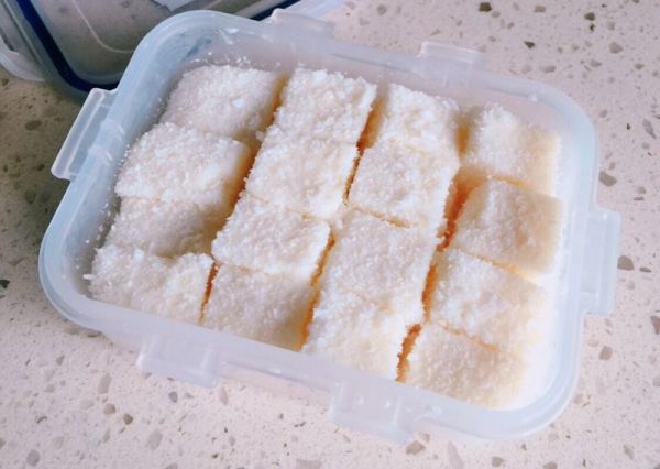 椰丝牛奶小方