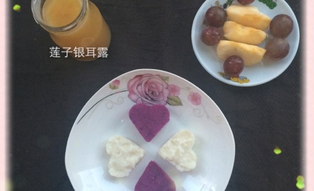 紫薯山药饼