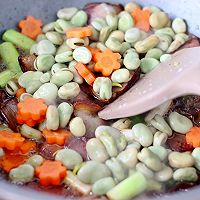 #轻食季怎么吃#蚕豆腊肉小炒的做法图解11