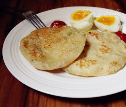 松软葱油饼（油条粉版）的做法