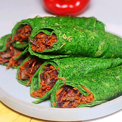 春天必不可少，菠菜卷饼