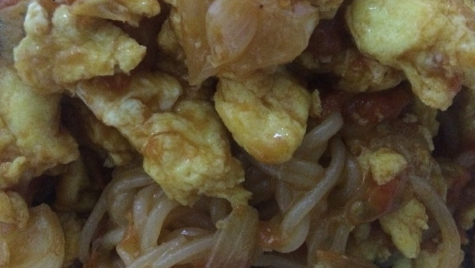 西红柿鸡蛋炒面