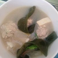 减肥也需要美味的冬瓜海带豆腐汤的做法图解2