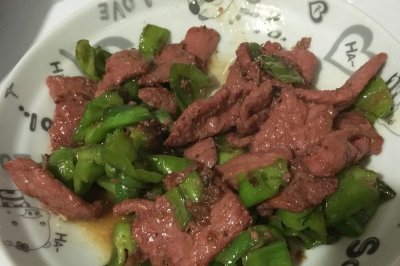 青椒炒牛肉片