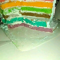 美美哒彩虹蛋糕的做法图解12