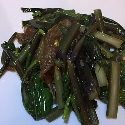 紫菜苔炒肉