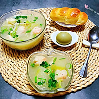 #刘畊宏女孩减脂饮食#虾滑冬瓜针菇汤的做法图解8